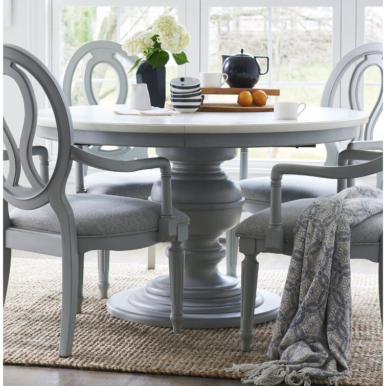 Round gray 2025 kitchen table